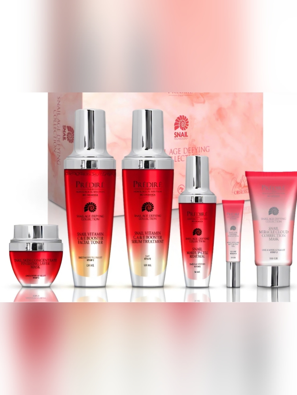 Prédiré Snail Age Defying 6 Pc Collection - New Sealed Box